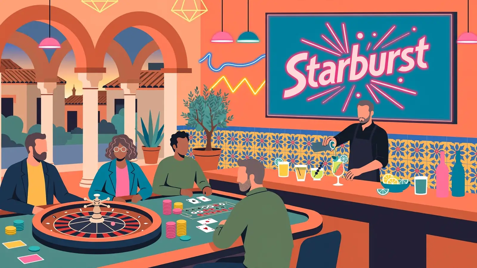 Casino tragaperras Starburst: giros y juego online